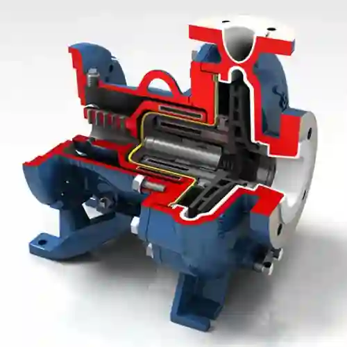 INNOMAG TB-MAG Fluoropolymer-Lined, Magnetic Drive, ISO Or ASME (ANSI) Chemical Process Pump