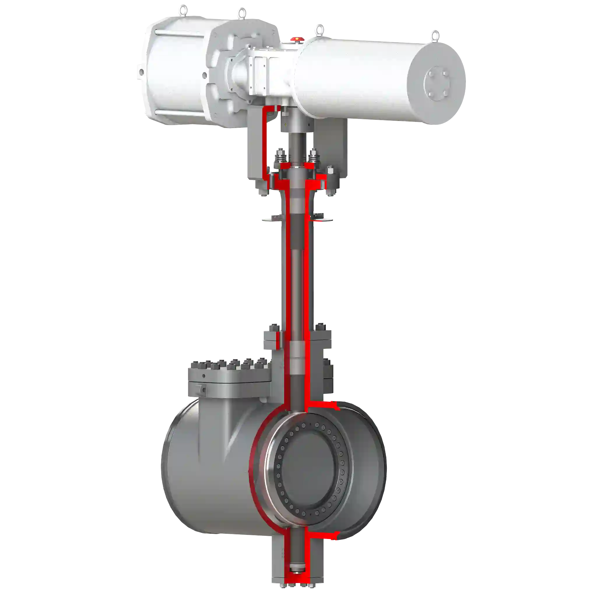 Industrial Worcester Cryogenic Three Piece Flanged Ball Valves Products Flowserve