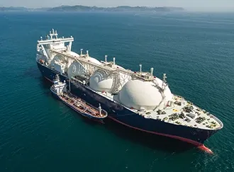 Big Ship in the Ocean