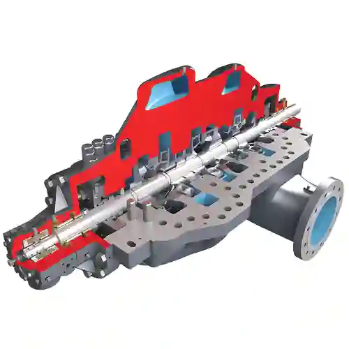 Bombas de una sola carcasa - Con partición axial - Multietapa - DMX-RO