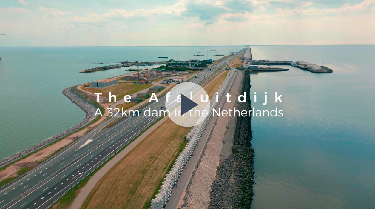 Afsluitdijk - فيديو أسفل السطح