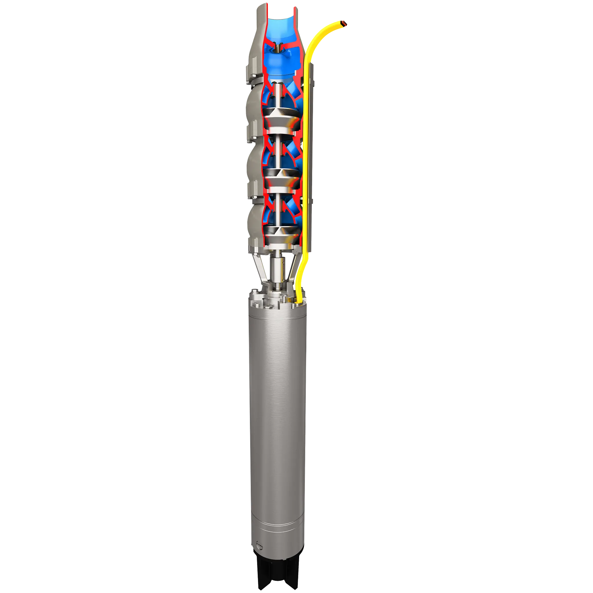 Byron Jackson SUBM submersible pumps with H2O water-filled motors
