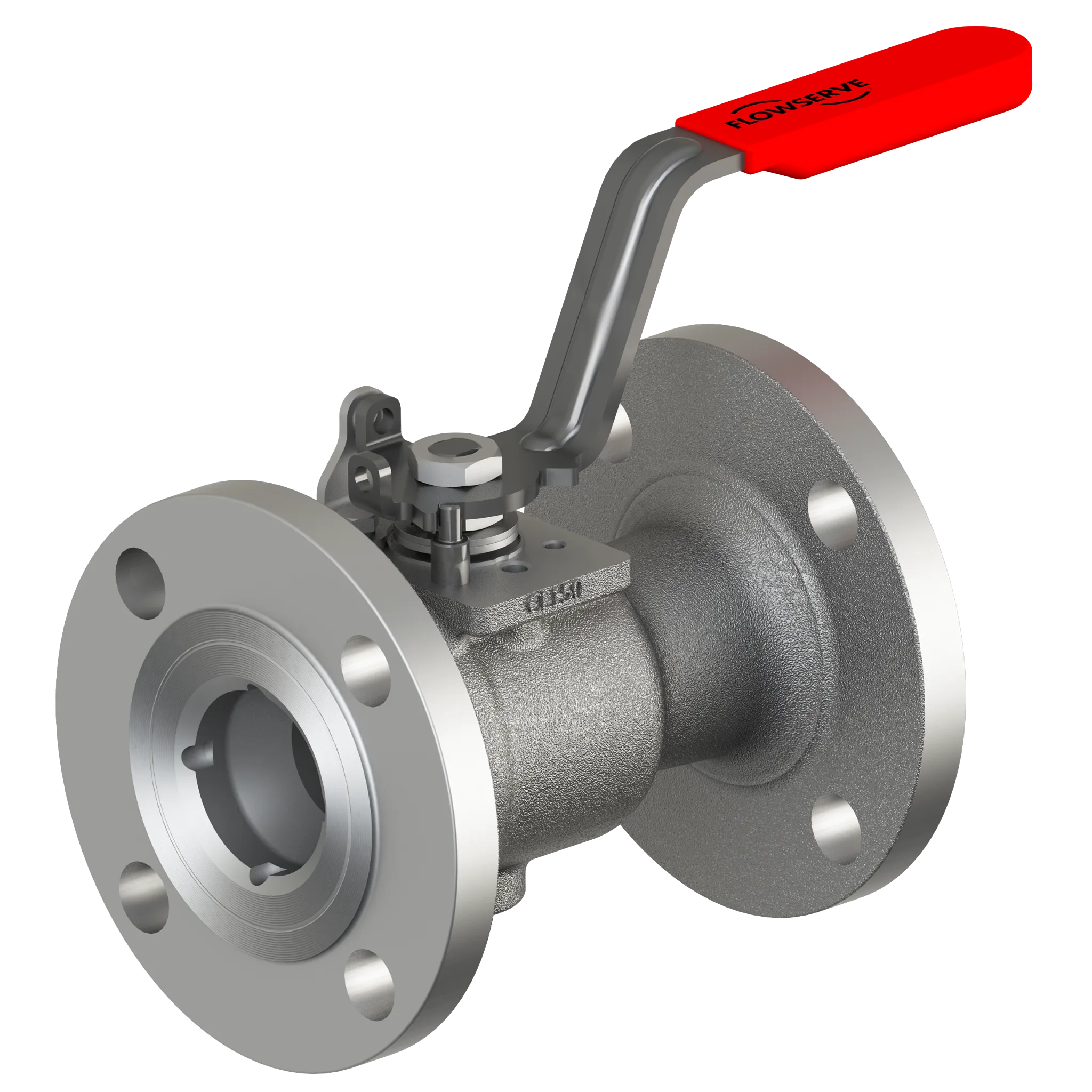 Flanged ball clearance valve