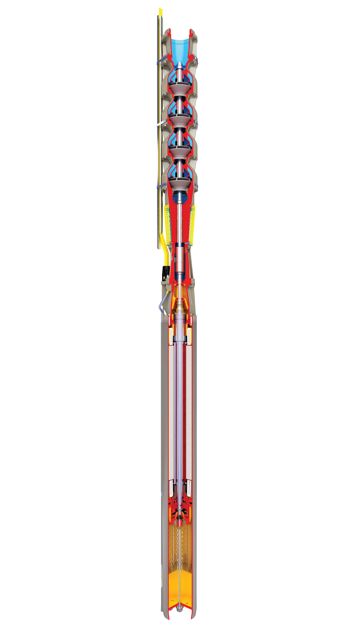 Byron Jackson SUBM submersible pumps with OIL oil-filled motors
